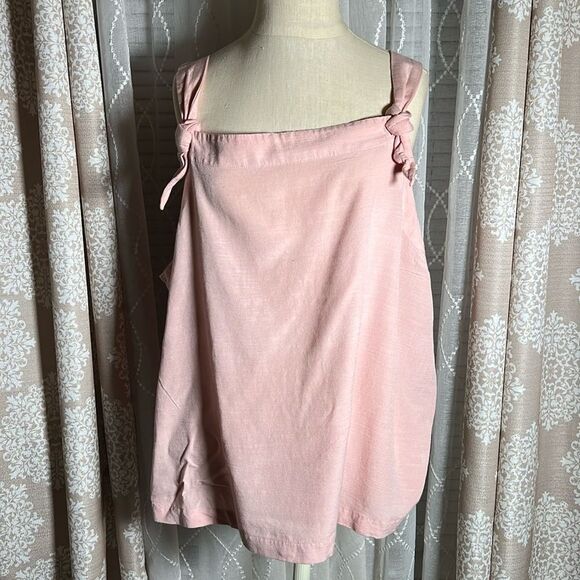 LC Lauren Conrad Pink Stap Top - Picture 1 of 10
